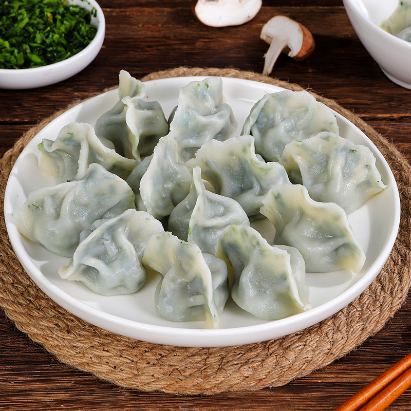 Pangsit Gandum Inti Seledri Dan Jamur Shiitake