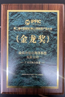 The 2nd China International Prepared Food Industry Conference Golden Dragon Award